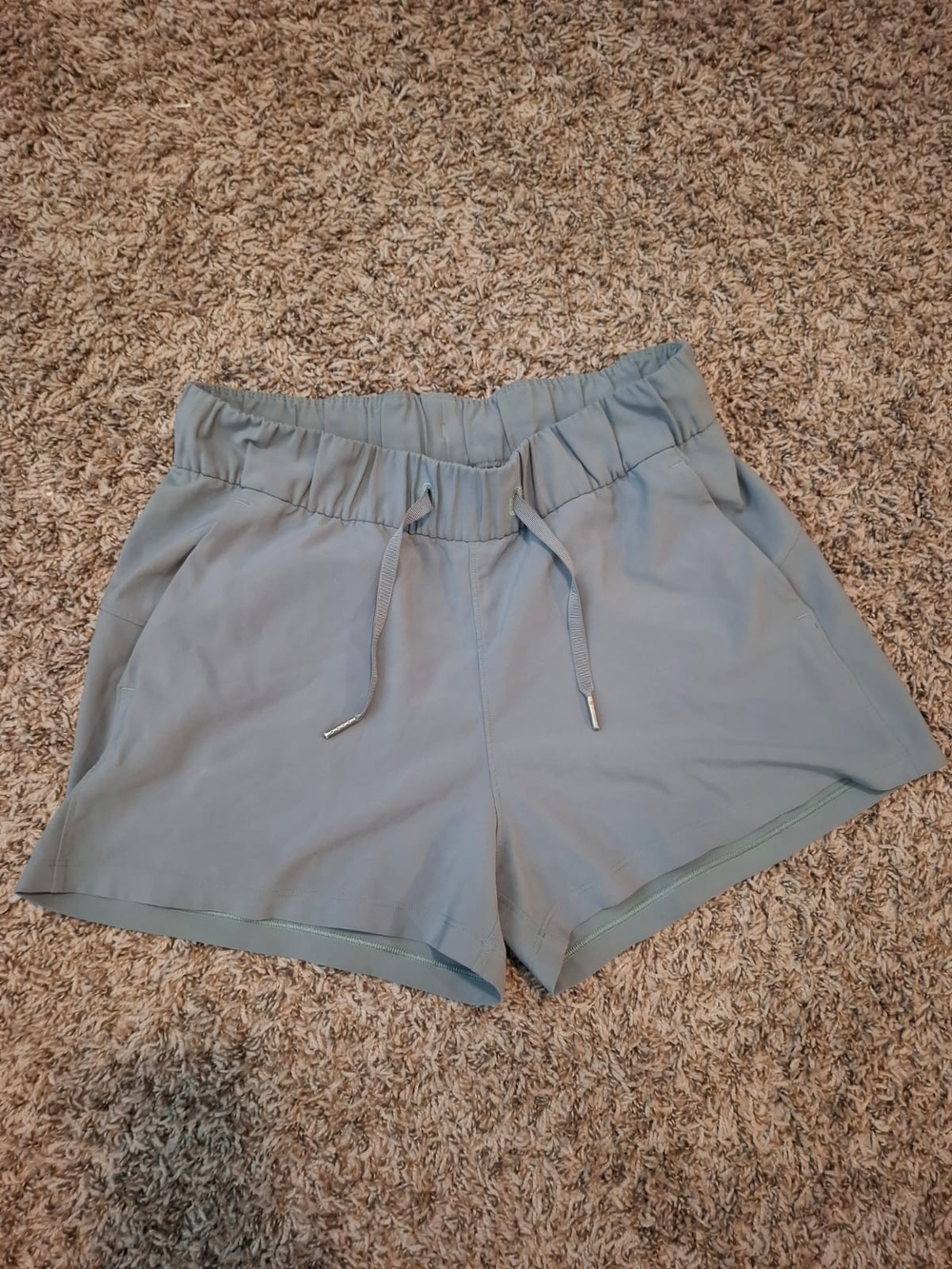 lululemon athletica Gray Drawstring Athletic Shorts